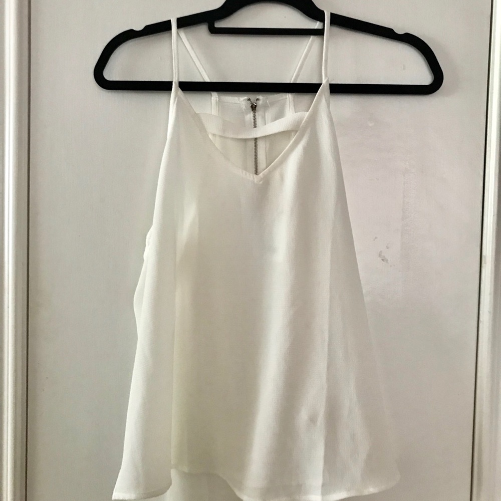 White tank top
